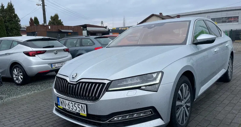 samochody osobowe Skoda Superb cena 84900 przebieg: 145000, rok produkcji 2021 z Zator